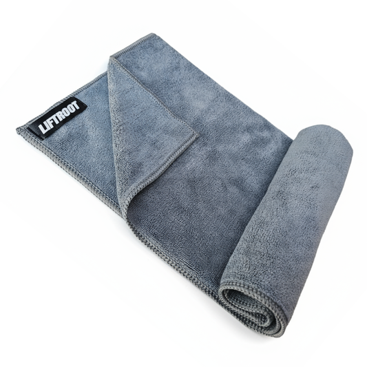 LIFTROOT 420 GSM Microfiber Gym Towel β Quick Dry & Ultra Soft
