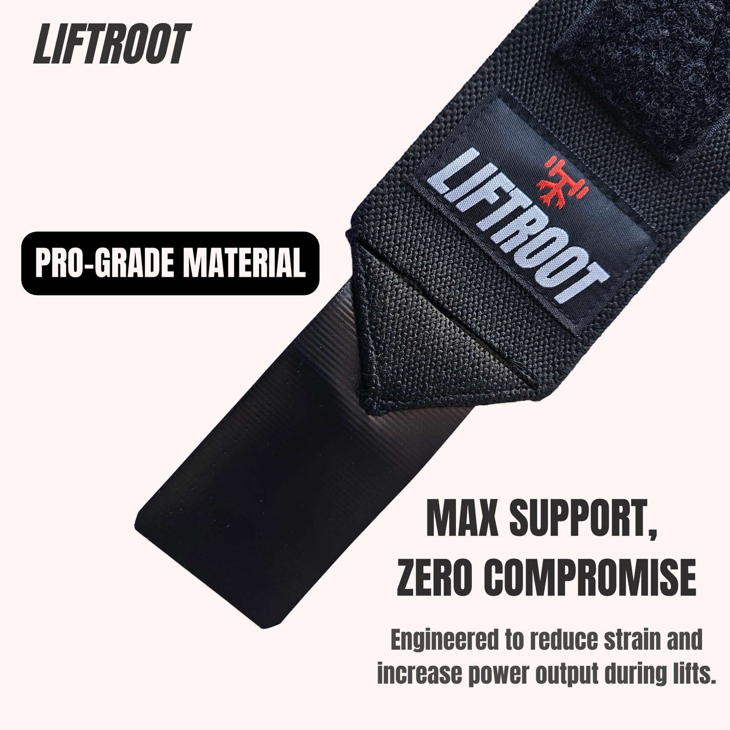 LIFTROOT Wrist Wrap - Gym Wrist Wraps for Weightlifting & Wrist Support
