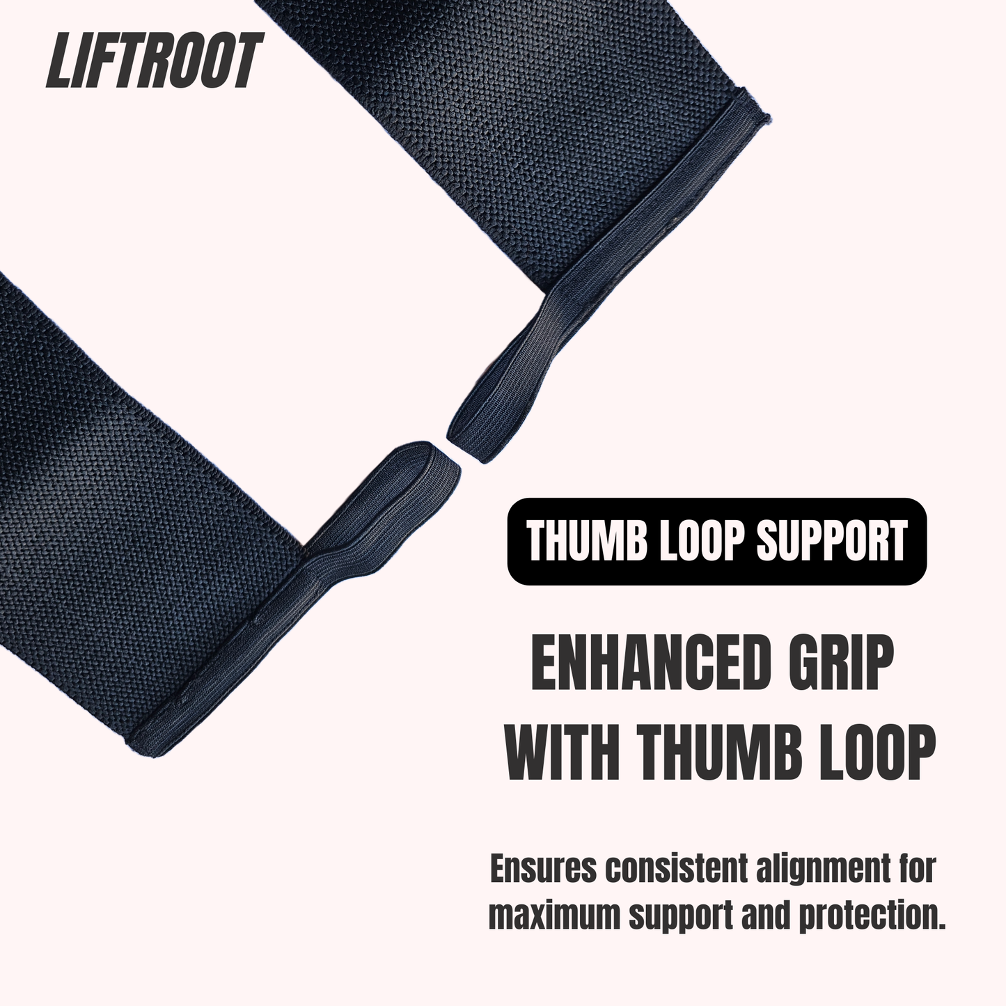 LIFTROOT Wrist Wrap - Gym Wrist Wraps for Weightlifting & Wrist Support