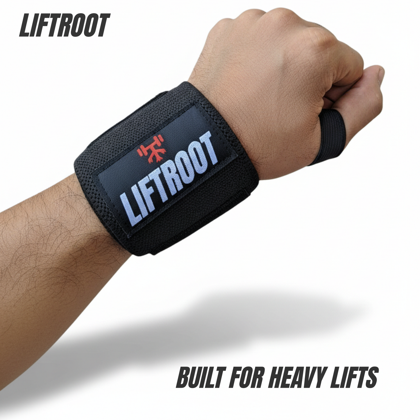 LIFTROOT Wrist Wrap - Gym Wrist Wraps for Weightlifting & Wrist Support