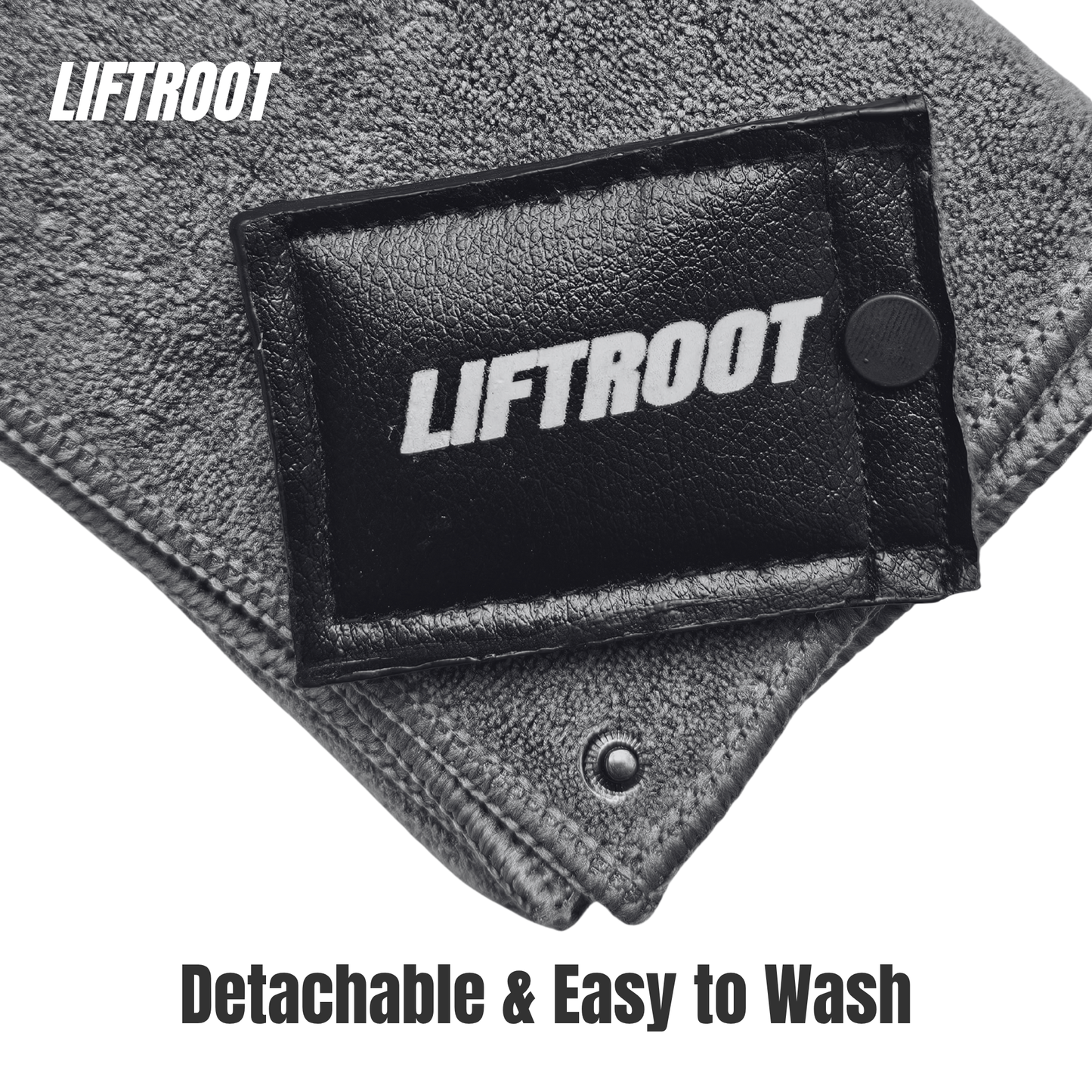 LIFTROOT Magnetic Microfiber Gym Towel – Stick Anywhere. Film Every Rep.