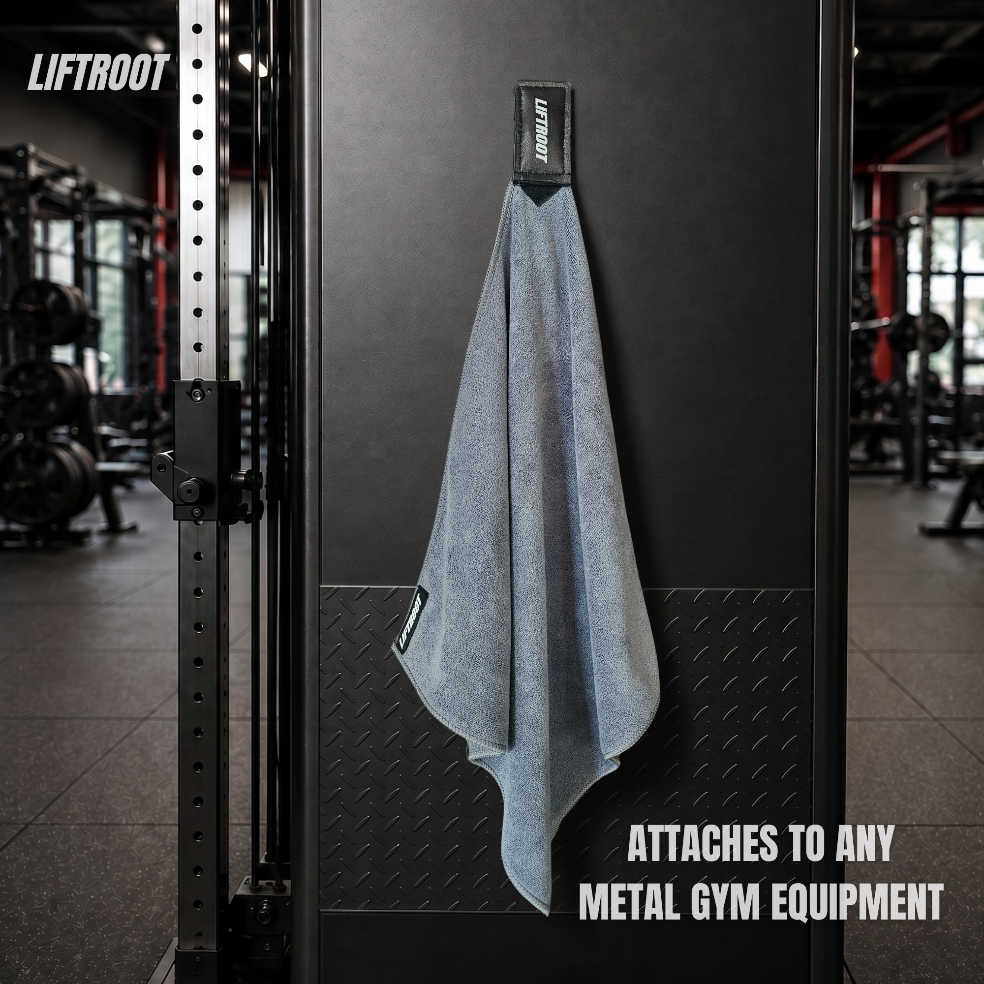 LIFTROOT Magnetic Microfiber Gym Towel – Stick Anywhere. Film Every Rep. 2 LIFTROOT Magnetic Microfiber Gym Towel – Stick Anywhere. Film Every Rep. - Image 2