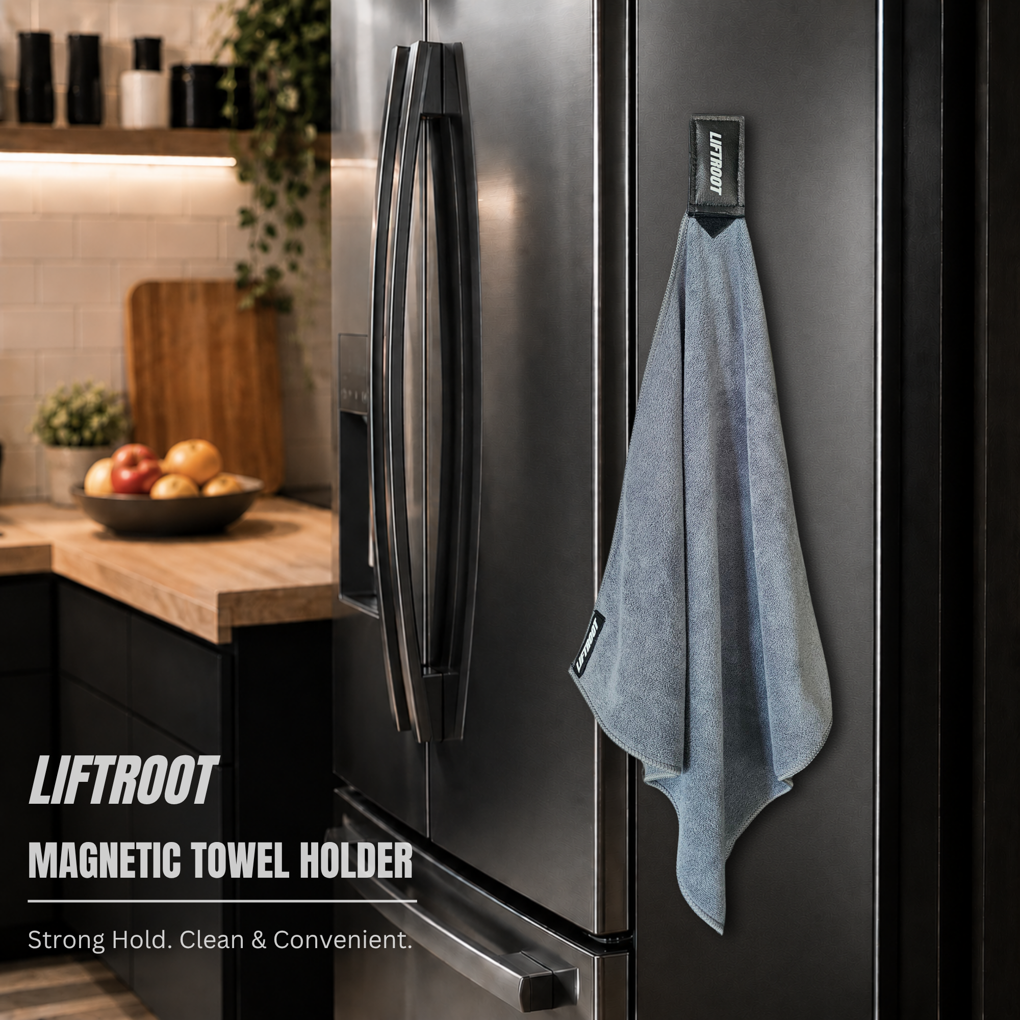 LIFTROOT Magnetic Microfiber Gym Towel – Stick Anywhere. Film Every Rep. 7 LIFTROOT Magnetic Microfiber Gym Towel – Stick Anywhere. Film Every Rep. - Image 7