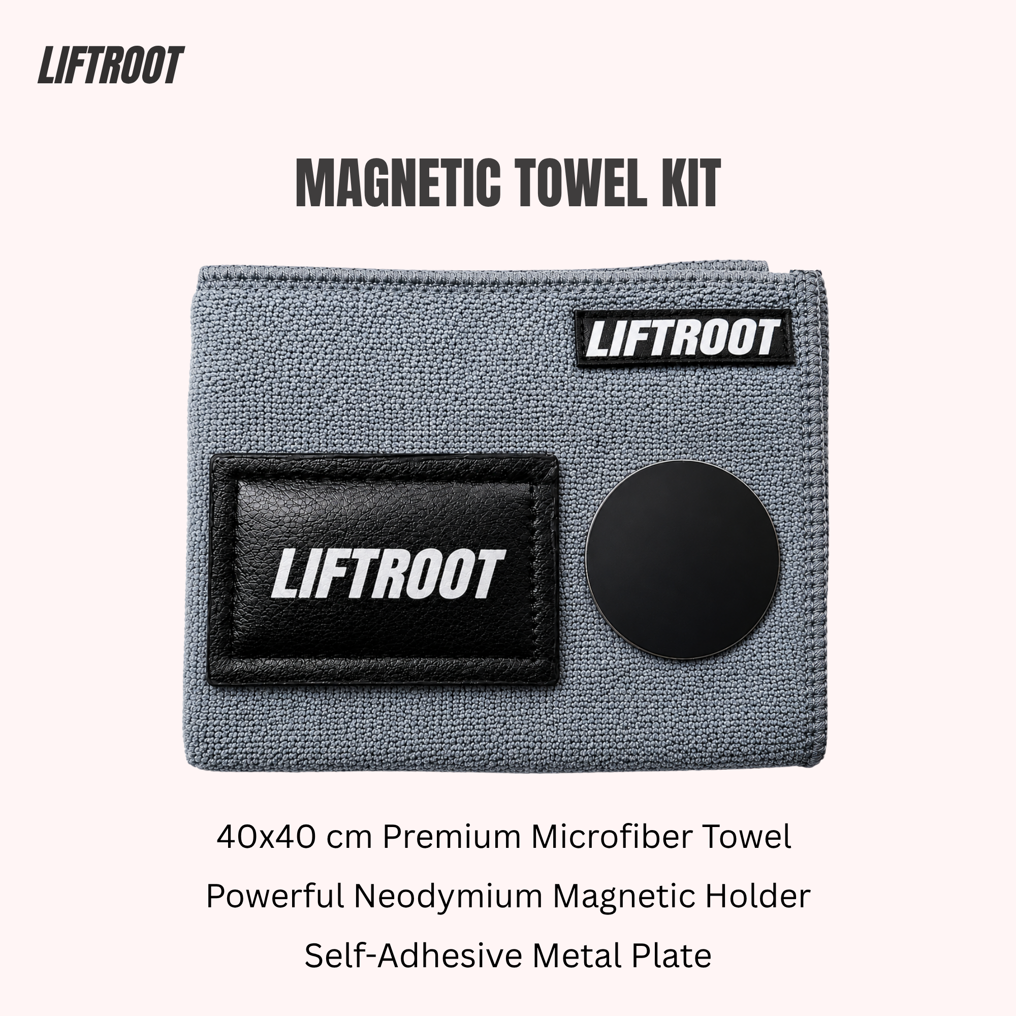 LIFTROOT Magnetic Microfiber Gym Towel – Stick Anywhere. Film Every Rep. 5 LIFTROOT Magnetic Microfiber Gym Towel – Stick Anywhere. Film Every Rep. - Image 5