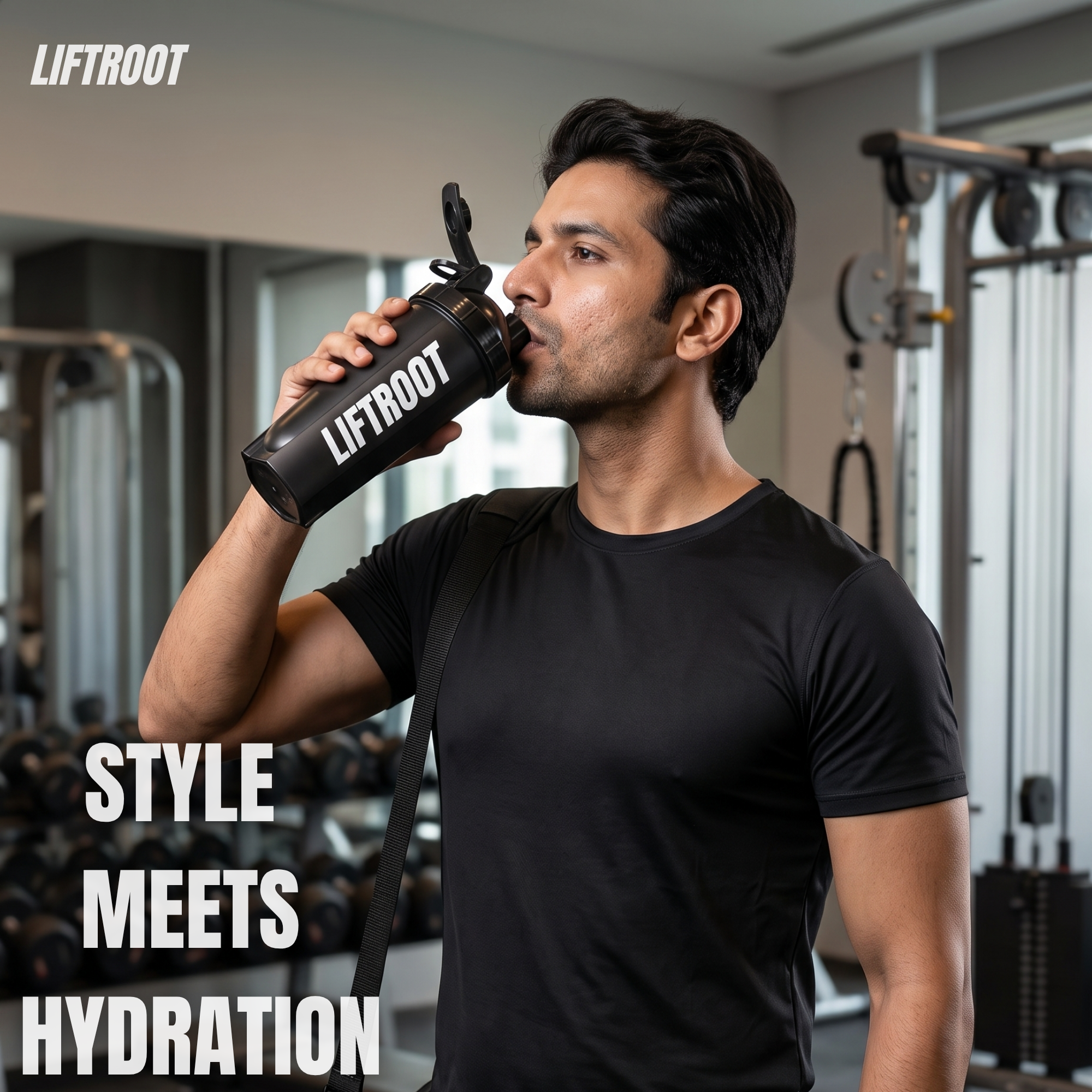 LIFTROOT 750ml Protein Shaker Bottle | BPA-Free Leak-Proof Gym Shaker 2 LIFTROOT 750ml Protein Shaker Bottle | BPA-Free Leak-Proof Gym Shaker - Image 2