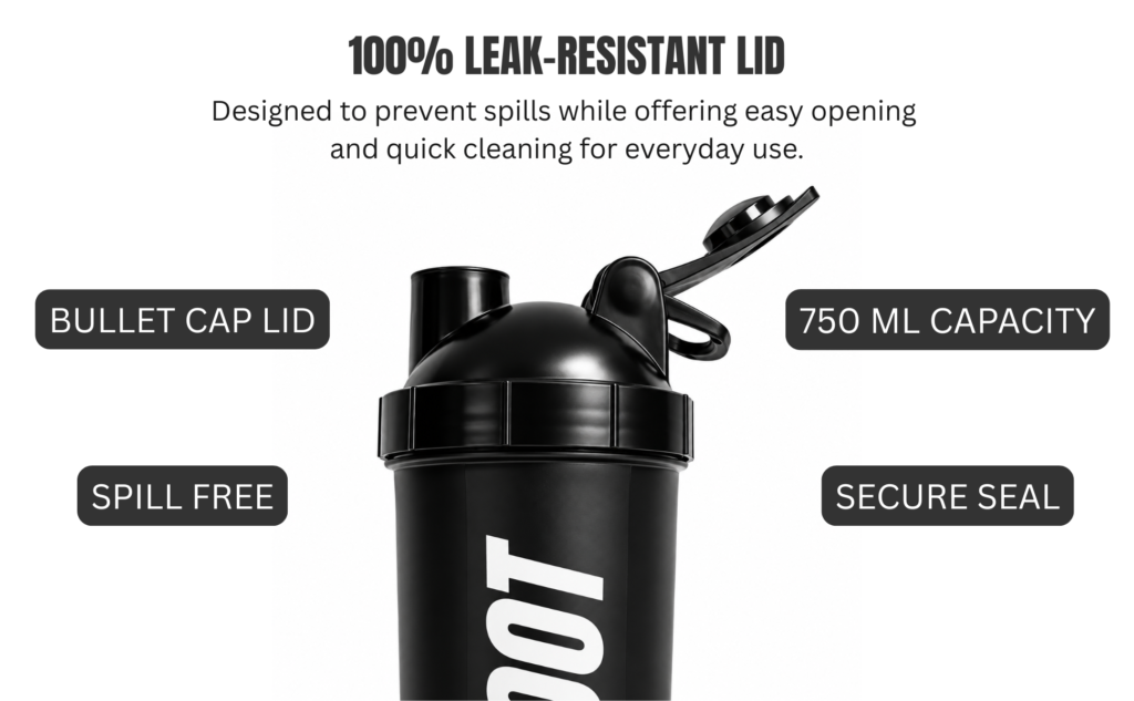 LIFTROOT 750ml Protein Shaker Bottle | BPA-Free Leak-Proof Gym Shaker 8 LIFTROOT Shaker Leak Resistant