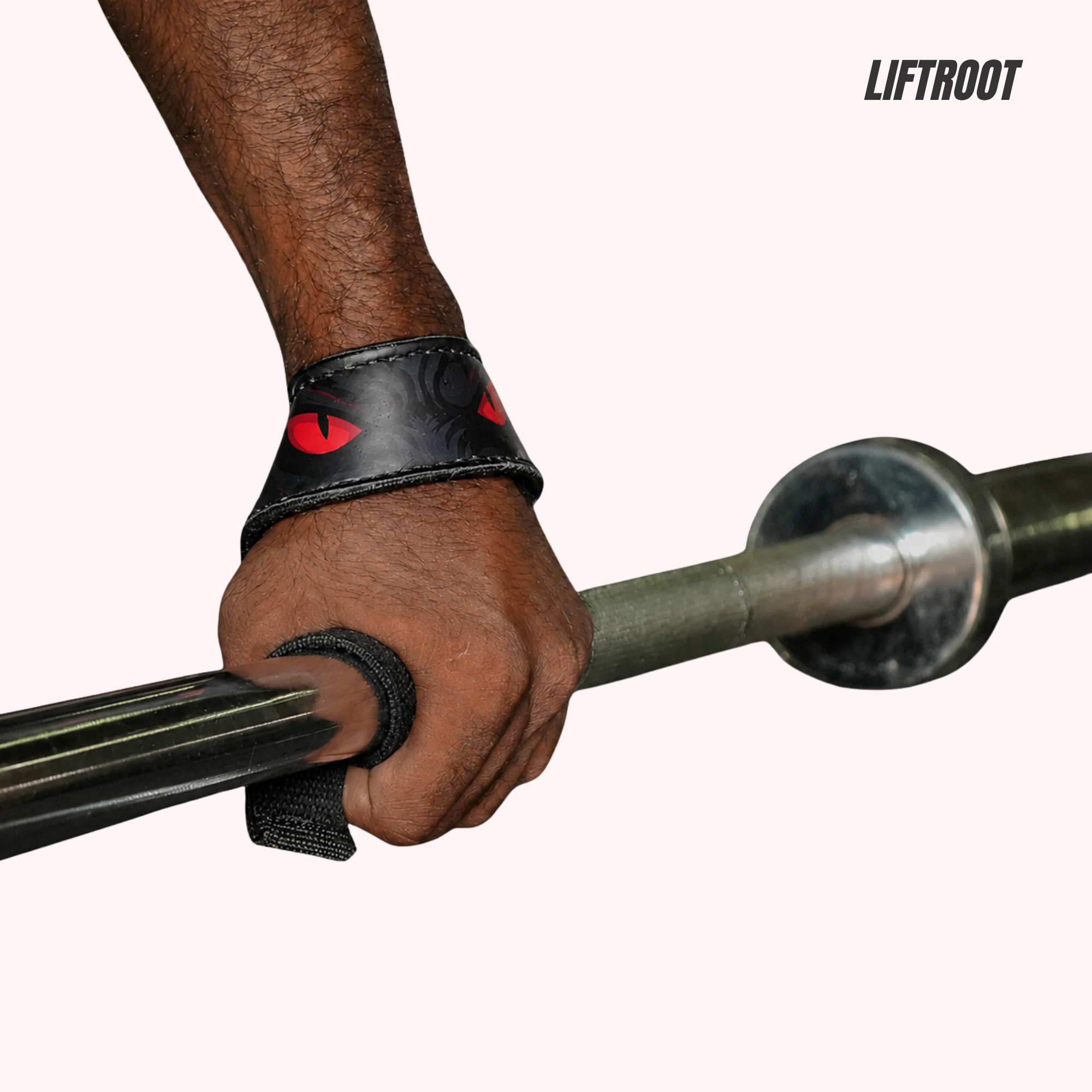 LIFTROOT Wolf Strike Elite – Weight Lifting Straps for Gym 5 LIFTROOT Wolf Strike Elite – Weight Lifting Straps for Gym - Image 5