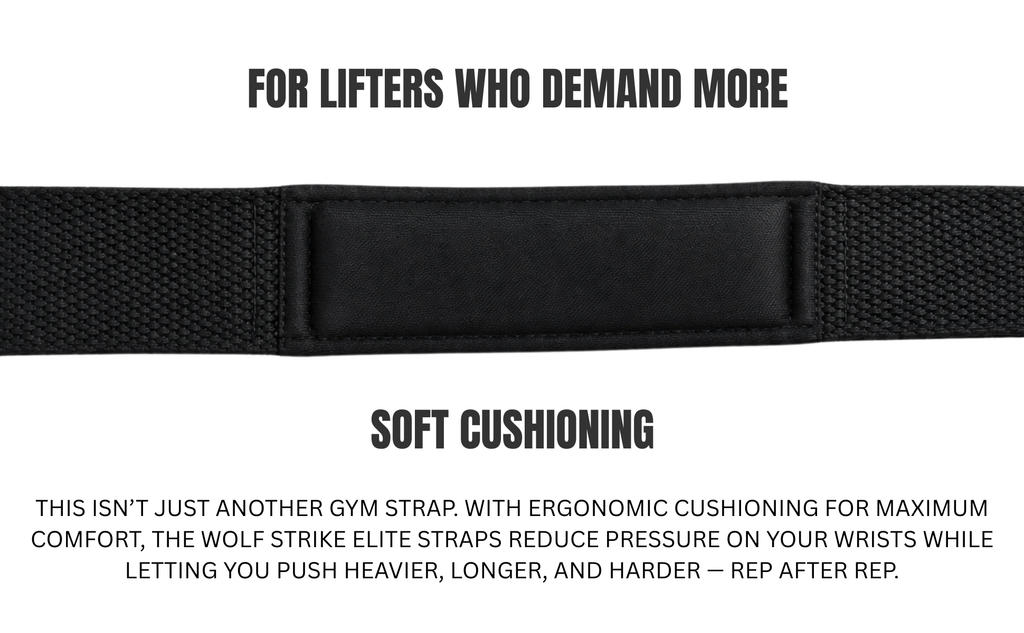 LIFTROOT Wolf Strike Elite – Weight Lifting Straps for Gym 8 LIFTROOT Weight Lifting Straps Cotton Straps 1