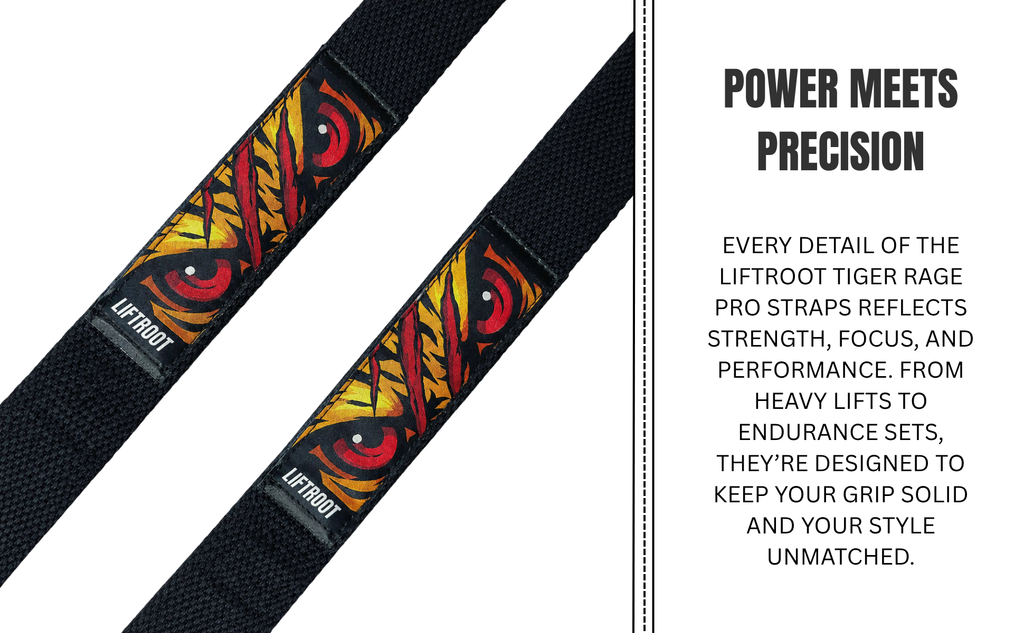 Weight Lifting Straps tiger rage pro design
