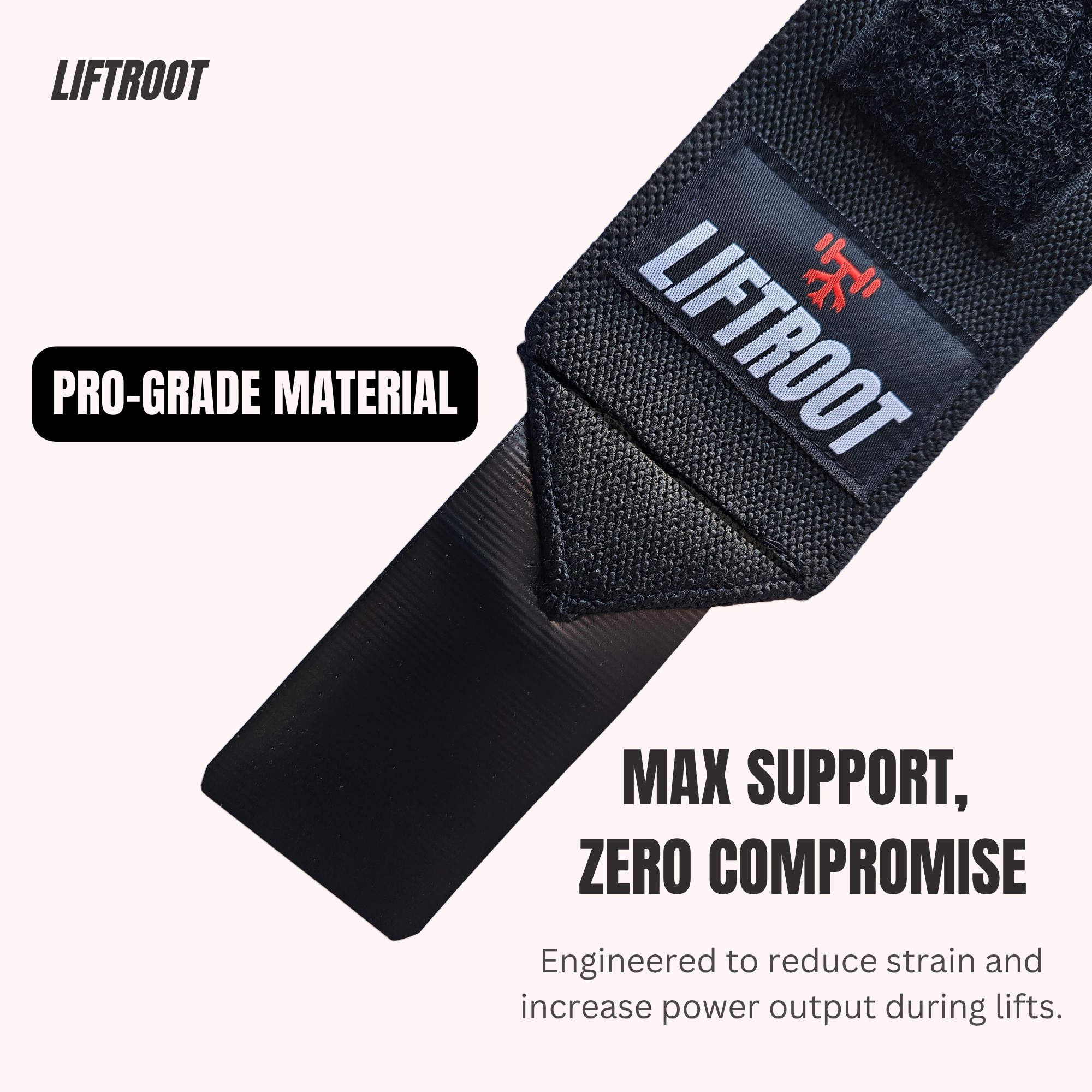 LIFTROOT Wrist Wrap - Gym Wrist Wraps for Weightlifting & Wrist Support 4 LIFTROOT Wrist Wrap - Gym Wrist Wraps for Weightlifting & Wrist Support - Image 4